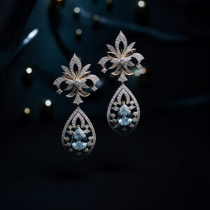 diamond-earrings-with-dark-background-generated-by-ai